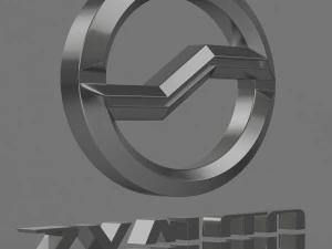 zxauto logo 3D Model