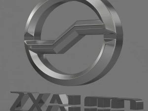 m zxauto logo 3D Model in Parts of auto 141539 | 3DExport