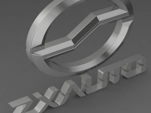 zxauto logo 3D Model in Parts of auto 141539 | 3DExport