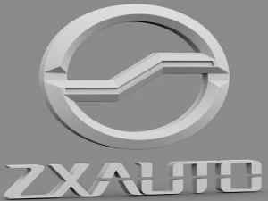 zxauto logo 3D Model in Parts of auto 141539 | 3DExport