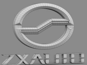 zxauto logo 3D Model in Parts of auto 141539 | 3DExport