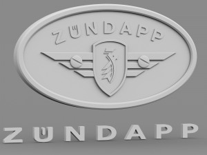 zundapp logo Modèle 3D