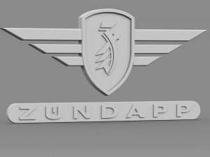 zundapp logo 2 3D Model