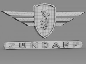 zundapp logo 2 3D Model