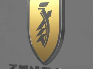 logo zundapp 3 Modello 3D