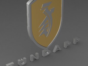 zundapp logo 3 Model 3D