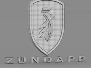 zundapp logo 3 Model 3D