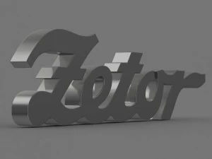 logo z&eacute;tor 2 Modèle 3D