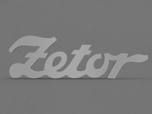 zetor logo 2 3Dモデル