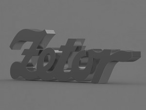 zetor logo 2 3Dモデル
