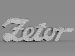 zetor logo 2 3Dモデル