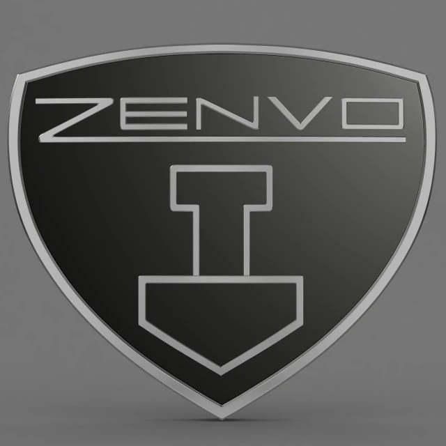 Zenvo-Logo 3D Modell .c4d .max .obj .3ds .fbx .stl .blend 