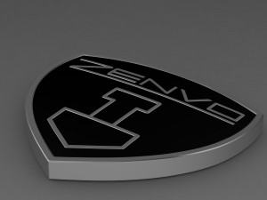 zenvo logo Modelo 3D