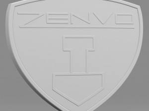 zenvo logo Modelo 3D