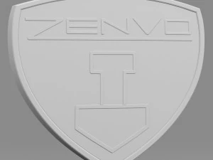 Zenvo-Logo 3D Modell
