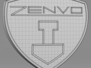 zenvo logo Modelo 3D
