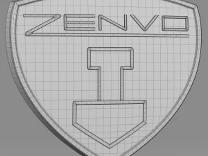 Zenvo-Logo 3D Modell