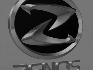 제노스 로고 3D 모델