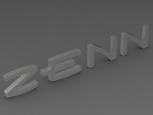 zenn logo 2 Modèle 3D
