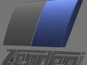 zender logo Modello 3D