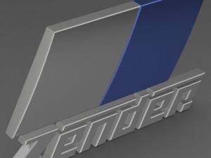 zender logo Modello 3D