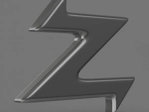 扎加托标志 3D 模型