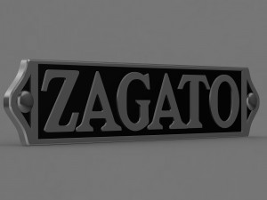 zagato logo 2 Modèle 3D