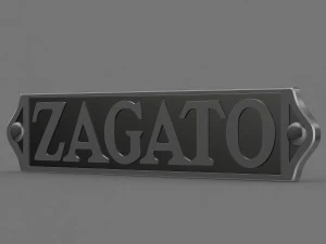 zagato logo 2 3D Model