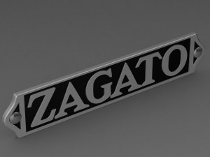 zagato logo 2 3D मॉडल