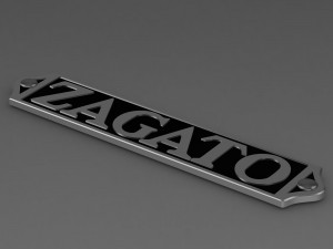 zagato logo 2 3D मॉडल