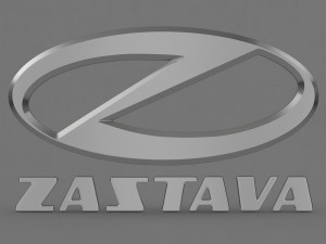 zastava logo Model 3D