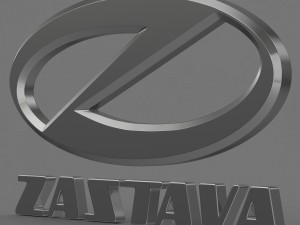 zastava logo Model 3D