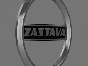 zastava logo 2 3D Model