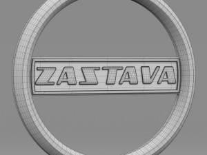 zastava logo 2 Modelo 3D