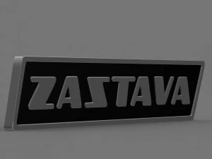 Zastava-Logo 3 3D Modell