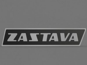 zastava logo 3 3D मॉडल