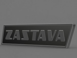 zastava logo 3 3D मॉडल