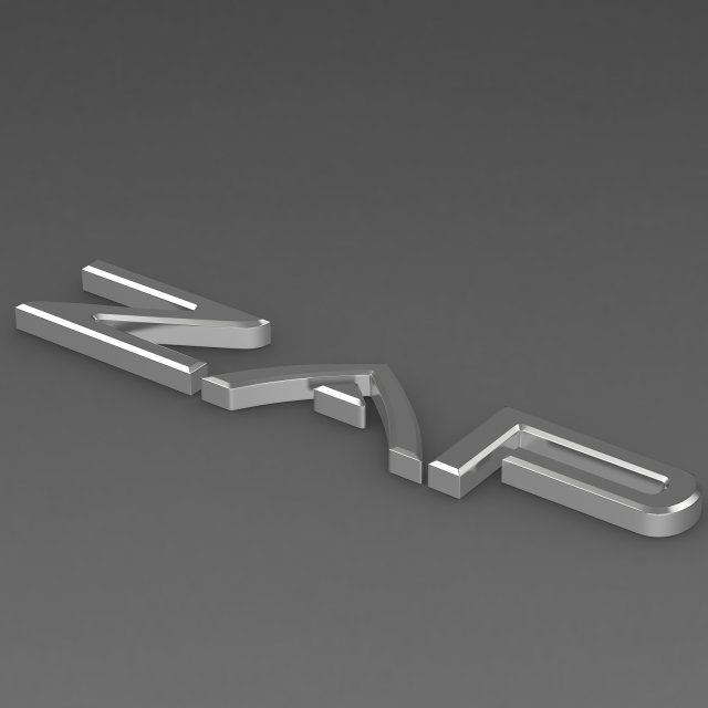 zap logo 3Dモデル .c4d .max .obj .3ds .fbx .stl .blend 