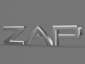 zap logo 3Dモデル