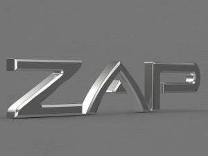 zap logo 3Dモデル