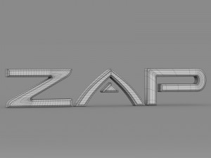 zap logo 3Dモデル