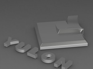 yulon logo 3D 모델