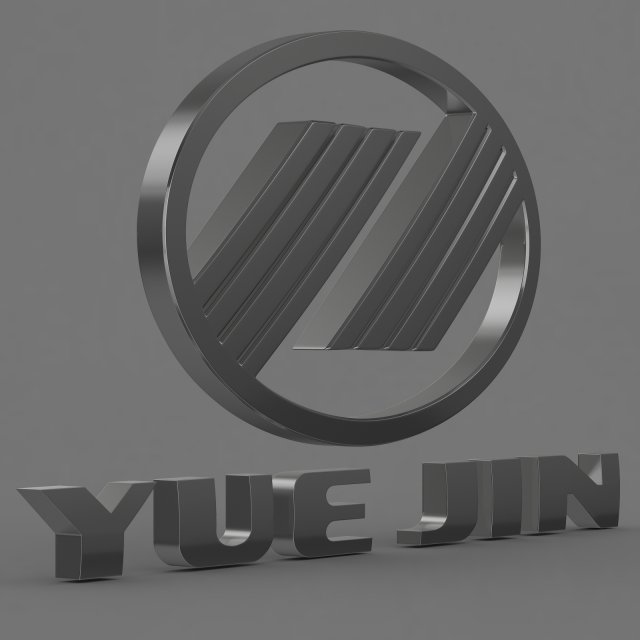 yuejin logo Modèle 3D .c4d .max .obj .3ds .fbx .stl .blend 