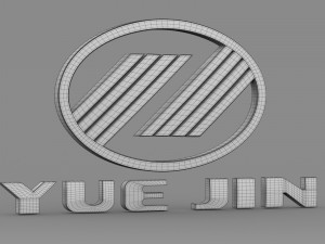 yuejin logo Modèle 3D