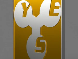 да логотип 3D Модель