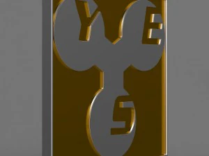 yes logo 3D Model