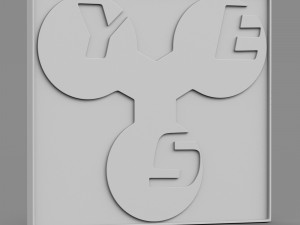 yes logo 3Dモデル