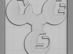 yes logo 3D Model