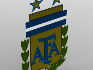 argentina logo 3D Модель
