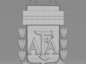 argentina logo 3D Модель